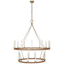 Visual Comfort & Co. Signature Collection CHC 5882AB/NRT - Darlana Extra Large Two Tier Chandelier