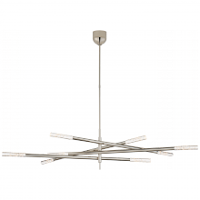  KW 5589PN-SG - Rousseau Grande Eight Light Articulating Chandelier