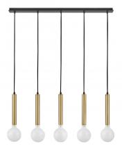 Lark Canada 83206LCB - Large Five Light Linear Chandelier