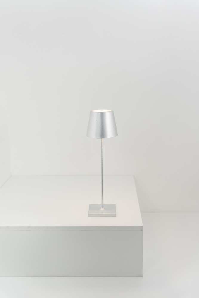 Poldina Pro Table Lamp - Silver leaf