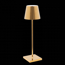 Zafferano America LD0340O4 - Poldina Glossy Table Lamp - Glossy Gold