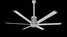 Big Ass Fans MK-I61-061806A727I24 - Ceiling Fan Kit, i6, 72", 100-277V/1PH, WiFi/BLE, Indoor, 0.05HP, 125W, Universal Mount