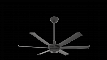 Big Ass Fans MK-ES62-052306A786I20S34 - Ceiling Fan Kit, es6, 60", 100-277V/1PH, 0.05HP, 125W, Universal Mount