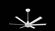 Big Ass Fans MK-ES62-052306A787I20S2 - Ceiling Fan Kit, es6, 60", 100-277V/1PH, 0.05HP, 125W, Universal Mount