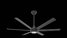 Big Ass Fans MK-ES62-062306A786I20S2 - Ceiling Fan Kit, es6, 72", 100-277V/1PH, 0.05HP, 125W, Universal Mount