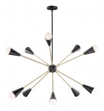  11268BKSBR - Lovell-Multi-Light Pendant