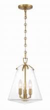 Crystorama VSS-7004-LG - Voss 3 Light Luxe Gold Pendant