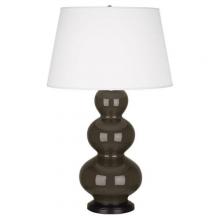 Robert Abbey TE41X - Brown Tea Triple Gourd Table Lamp