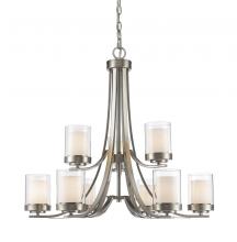  426-9-BN - 9 Light Chandelier