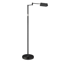 Dainolite 9257LEDF-BK - 9W LED Swing Arm Floor, Black Finish 765 lms 3000k