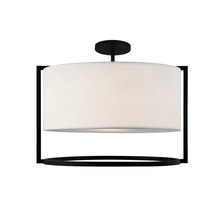 Matteo Lighting X67603DGWH - Nagashi Semi Flush Mount