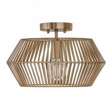 Capital Canada 230311MA - 1-Light Angular Metal Semi-Flush in Matte Brass