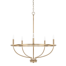 Capital Canada 428551AD - Greyson 5 Lt. Chandelier - Aged Brass