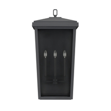 Capital Canada 926231BK - 3 Light Outdoor Wall Lantern