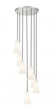  3043P6-7R-BN - 7 Light Chandelier