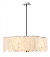  345P26-PN - 8 Light Chandelier