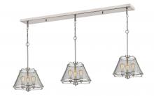  451-16-3BN - 9 Light Linear Chandelier