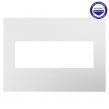  AD3WP-WH - Extra-Capacity FPC Wall Plate, Gloss White