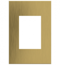  AWC1G3BSB4 - Brushed Satin Brass, 1-Gang +  Wall Plate