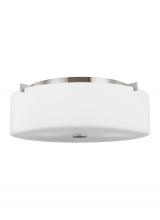  FM312BS - Large Three Light Flush Mount