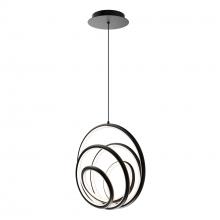  PD-81513-27-BK - Hoopla Pendant Light