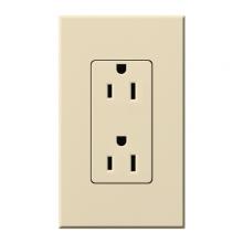 Lutron Electronics NTR-15-BE - NOVA T RECEPTACLE BEIGE