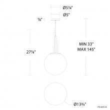  PD-60514-27-AB - Sybil Pendant Light