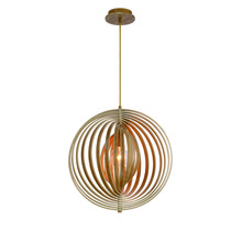 Eurofase 31873-017 - ABRUZZO 1LT Medium Wood Pendant 