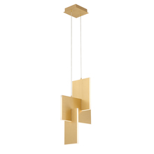 Eurofase 37347-017 - Coburg, Pendant, LED, Sml, Gold