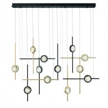  47256-033 - Barletta 53" LED Chandelier In Gold And Black