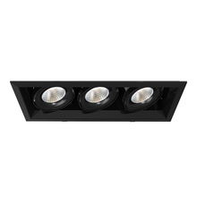  TE163LED-40-4-01 - MuLT, 15w, Trm, 3LT , 40k, Blk/blk