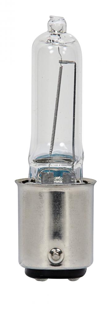 20 Watt; Halogen / Excel; T3; Clear; 3000 Average rated hours; 200 Lumens; DC Bay base; 120 Volt