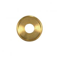  90/1602 - Turned Brass Check Ring; 1/8 IP Slip; Unfinished; 1-1/8" Diameter