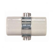  90/1708 - Twin Porcelain Socket With Double Bushing Strap; Glazed; 660W; 250V; 100/10 Master