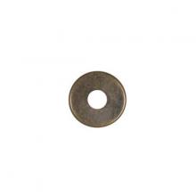  90/1765 - Steel Check Ring; Curled Edge; 1/8 IP Slip; Antique Brass Finish; 3/4" Diameter