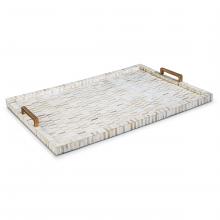  20-1039 - Regina Andrew Multi-Tone Bone and Brass Tray