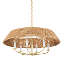 Hudson Valley 2730-VGL - 6 LIGHT CHANDELIER