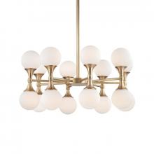 Hudson Valley 3316-AGB - 16 LIGHT CHANDELIER