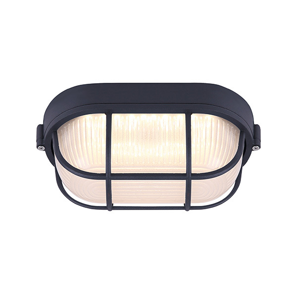 LED Outdoor Light, Frosted Glass, 12W Integrated LED, 750 Lumens, 4.5" W x 4.125" H x 8.25&#