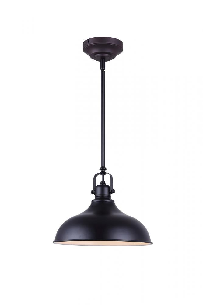 Sussex,1 Lt Rod Pendant, 12W LED, Dimmable, 840 Lumens