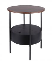 Canarm 203494-04TZ - Furniture, Hutton, 203494-04TZ, Round Side Table, 18.875" W x 21.625" H x 18.875" D