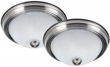  IFM21151T - IFM211T BPT Twin Pack, 1 Light Flush Mount, Pewter Finish