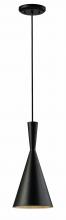 Canarm IPL183B01BK - Rocco, 1 Lt Cord Pendant, Aluminium, 100W Type A, 7 1/4"