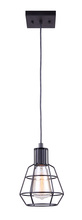  IPL702A01BK - WREN, IPL702A01BK, MBK Color, 1 Lt Cord Pendant, OAH 58"