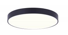 Canarm LED-CP7D10-BK - LED Edgeless Light, 7" Matte Black, 15W Dimmable, 3000K, 1000 Lumen, Surface Mounted