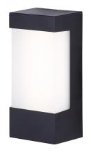  BRWL-SQ6W-N-BK - LED Outdoor Light, 7W Integrated LED, 500 Lumens, 3000K, 9 3/8" W x 4 1/4" H x 3 1/4" D