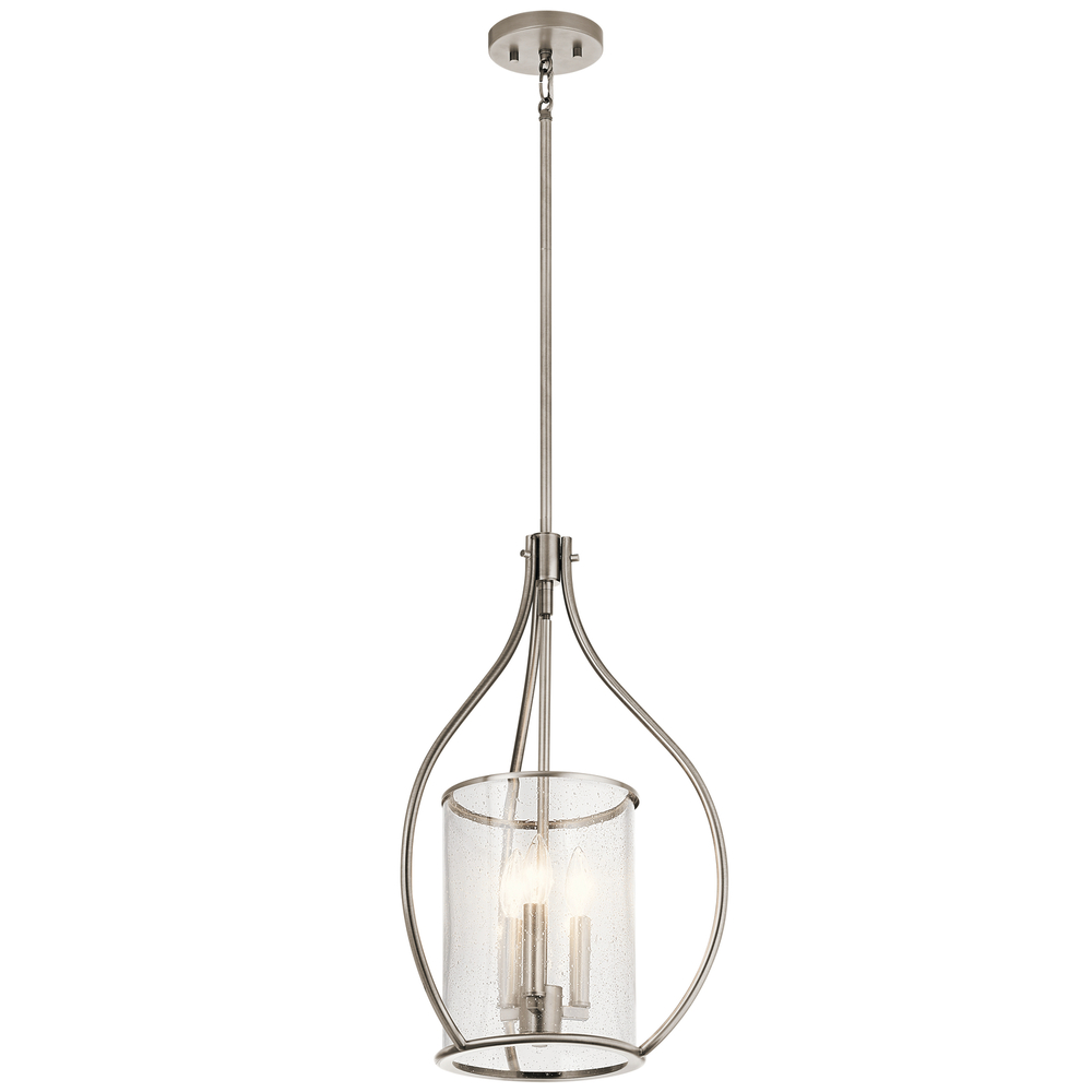 Fiona 3 Light Foyer Pendant Classic Pewter