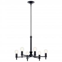  52424BK - Chandelier 6Lt