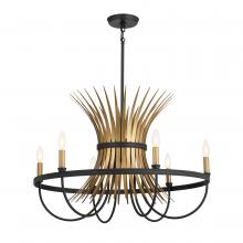  52458BK - Chandelier 6Lt