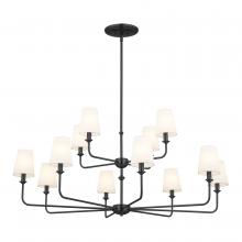  52518BK - Chandelier 12Lt